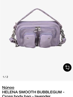 NúNoo Helena Women’s Lilac BubbleGum Crossbody Organizer Bag